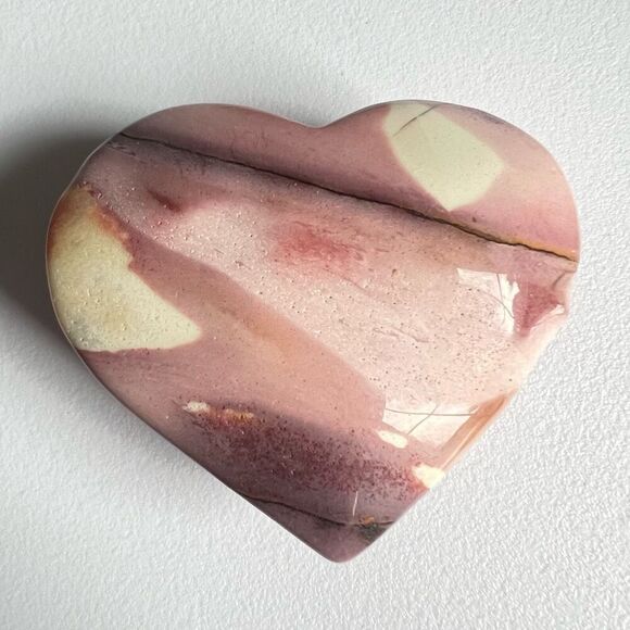 Mookaite Jasper Crystal Heart (#11) - Picture 6 of 10